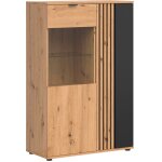 Vaisselier bas 2 portes ezra bois