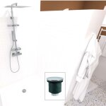 Valentin bonde de douche pour receveur diam. 90 sortie verticale d40