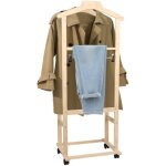 Valet de chambre en bois de noyer porte - vtements sur pied pantalon valet nuit hxlxp: 112 x 41 x 37 ...