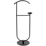 Valet de nuit , valet de chambre en m�tal coloris noir - longueur 45 x profondeur 34 x hauteur 116 cm ...