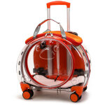 Valise � roulettes multifonctionnelle pour animaux de compagnie, portable 43 x 30 x 40 cm.