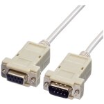 Srie cble de raccordement [1x sub - d mle 9 ples - 1x sub - d femelle 9 ples] 3. 00 m gris s369892 ...