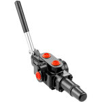 Valve de fendeuse de buches hydraulique 1 bobine, vanne de commande directionnelle hydraulique debit ...