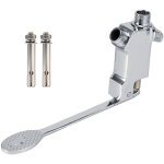 Valve de p�dale � pied en cuivre � montage au sol filetage g1 / 2 pour robinet de lavabo de salle de ...