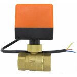 Vanne 2 voies motorisee vanne spherique electrique 220v electrovanne normalement ouverte 1 / 2 3 / 4 ...