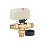 Vanne à bille inverseur à trois voies motorisée caleffi 6443 230v - 1 / 2 Vanne à bille inverseur à trois voies motorisée caleffi 6443 230v - 1 / 2