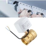 Vanne � bille motoris�e �lectrique en laiton dn50 2  220 v ca, 2 voies, 3 fils