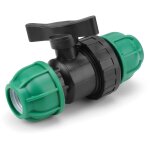 Vannes  bille de raccordement de tuyau pe, 25 mm raccord de tuyau robinet  boisseau sphrique  double ...
