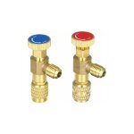 Vanne de charge de refrigerant r12 r410, soupape de securite de liquide refrigerant de climatisation ...