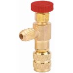 Vanne de charge de r�frig�rant r410a 1 / 4 pouces - vannes de contr�le de d�bit en cuivre 5 / 16 et s�curit� ...