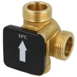 Vanne de charge thermique 1 1 / 2'' fm avec température d'ouverture + 55 °c Vanne de charge thermique 1 1 / 2'' fm avec température d'ouverture + 55 °c