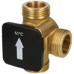 Vanne de charge thermique 1 1 / 4'' fm avec temprature d'ouverture + 61 c