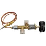 Vanne de chauffage � gaz avec dispositif de protection contre l'extinction de flamme, corps de soupape ...