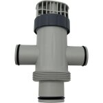 Vanne  clapet double ouverture pour piscine - kit de remplacement de tuyau souple - compatible avec ...