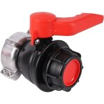 Vanne cuve 1000l ? adaptateur ibc 60 mm � 75 mm ? raccord �tanche pour r�servoirs d'eau de pluie ? r�sistant ...