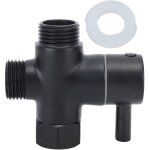 Vanne de d�rivation de douche � 3 voies g1 / 2, bras de douche en cuivre, vanne de d�rivation pour pomme ...