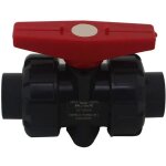 Vanne double union � coller diam 20 25 32 40 50 63 75 90 110mm vanne boisseau pvc robinet boisseau sph�rique ...