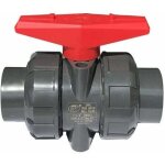 Vanne double union � coller diam 40 mm vanne boisseau pvc robinet boisseau sph�rique robinet a bille ...