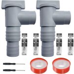 Vanne d'entretien / d'arr�t pour piscine raccord de tuyau de 32 / 38mm pour piscine hors sol et pompe ...