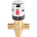 Aiperq - vanne mélangeur eau chaude froide robinet mitigeur thermostatique en laiton solide robinet températur ... Aiperq - vanne mélangeur eau chaude froide robinet mitigeur thermostatique en laiton solide robinet températur ...