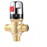 Vanne mélangeur eau chaude froide robinet mitigeur thermostatique en laiton solide robinet température ... Vanne mélangeur eau chaude froide robinet mitigeur thermostatique en laiton solide robinet température ...