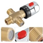 Vanne mlangeur eau chaude froide robinet mitigeur thermostatique en laiton solide robinet temprature ...