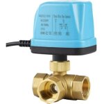 Vanne motorisee 3 voies vanne � bille motoris�e dn20 3 / 4 pouces ac 230v electrovanne motoris�e vanne ...