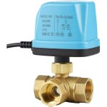 Vanne motorisee 3 voies vanne  bille motorise dn20 3 / 4 pouces ac 230v electrovanne motorise vanne ...