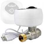 Vanne motorise ou manuel - vanne a sphere 2 voies motorise electrique - dn15 - vanne wifi automatique ...