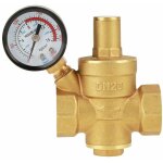 Zvd - vanne de rduction de pression d'eau en laiton dn20 - rducteur rglable avec manomtre