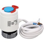 Vanne de radiateur ip43, actionneur �lectrique thermostatique pour collecteur d'eau de chauffage au sol ...