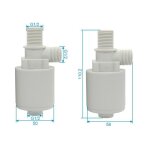 Vanne de rgulation automatique du niveau d'eau vanne  flotteur g1 / 2