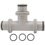 Vanne de remplacement 2 en 1 en forme de t pour tuyau de piscine, pour syst�me de circulation de filtration ...