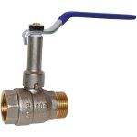 Vanne  sphre b + acs  prolongateur fixe poigne plate bleue mle femelle 1 / 2' (15 / 21) sferaco