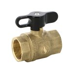 Vanne � sph�re serena pn40 acs manette papillon noir femelle / femelle 1 / 2' (15 / 21) sferaco