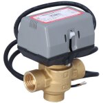 Vanne  trois voies honeywell (vanne vczmh6000, actionneur vc6013zz00 avec cble)