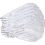 Vapeur silicone mat pad, rutilisable steamer non - stick mesh, round dumplings mat air fryer, tuver ...