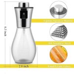 Vaporisateur d'huile, pulvérisateur d'huile d'olive 200 ml avec distributeur en acier inoxydable étanche, ... Vaporisateur d'huile, pulvérisateur d'huile d'olive 200 ml avec distributeur en acier inoxydable étanche, ...