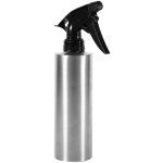 Vaporisateur vide pulv�risateur remplissable 304 en acier inoxydable main appuyant sur arrosoir arrosage ...