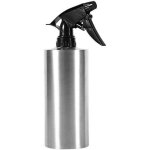 Vaporisateur vide pulv�risateur remplissable 304 en acier inoxydable main appuyant sur arrosoir arrosage ...