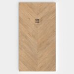 Varobath - receveur de douche 3d 70x100 - mod�le cedar effet bois