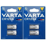 Varta cr123a (2 blisters de 4 piles)