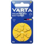 Pile bouton za 10 1. 4 v 6 pc(s) zinc - air hearing aid batteries 10 bli 6 v925053 - varta