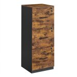 Vasagle - caisson de bureau à 3 tiroirs, meuble de rangement de document, support d'imprimante, 3 tiroirs ... Vasagle - caisson de bureau à 3 tiroirs, meuble de rangement de document, support d'imprimante, 3 tiroirs ...