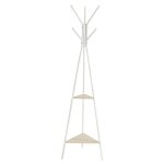 Vasagle - portemanteau sur pieds, portant, meuble d'entre, style industriel, avec 2 tagres, pour vtements, ...