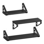 Tagre murale, tablette flottante, lot de 3, 2 faons de montage, tagre de rangement suspendue, pour ...