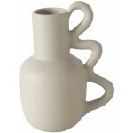 Vase en argile mat reves, 24 cm