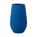 Paris prix - vase en cramique 'fiesta' 40cm bleu