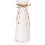 Vase en cramique, grand vase  fleurs blanc, dcoration vase de table moderne, vase dcoratif de haute ...