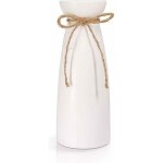Vase en cramique, grand vase  fleurs blanc, dcoration vase de table moderne, vase dcoratif de haute ...